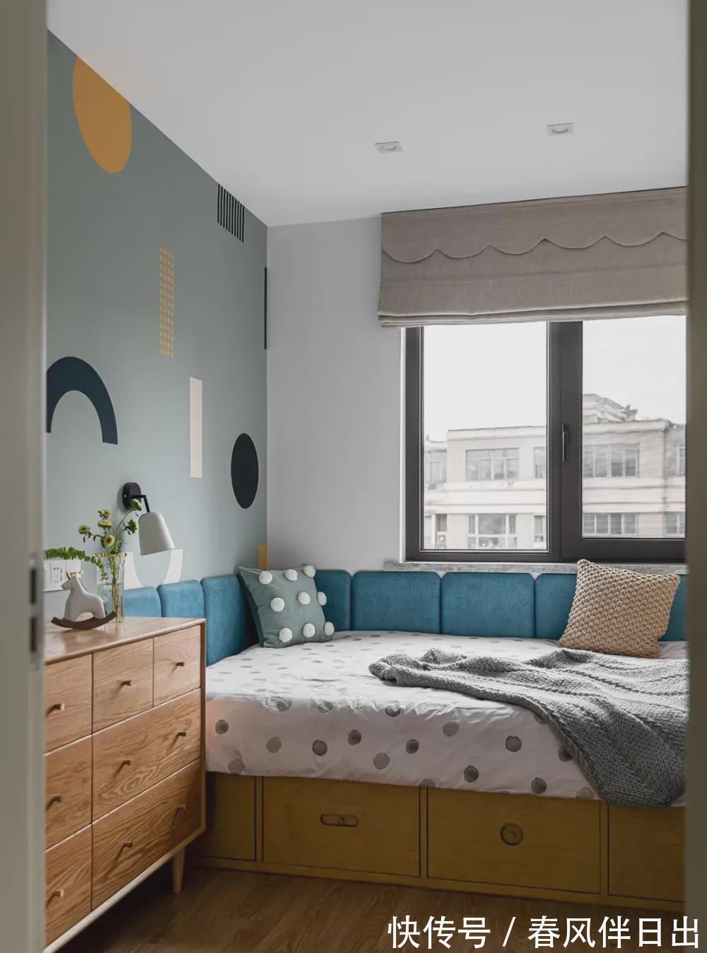 色彩|98平二手房改造,色彩童心满满!趣味温柔时光,体验家的幸福点滴