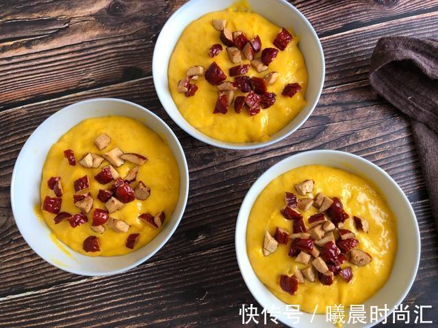 切南瓜|南瓜发糕不揉面，拌一拌，蒸一蒸，松软香甜，比馒头米饭好吃太多