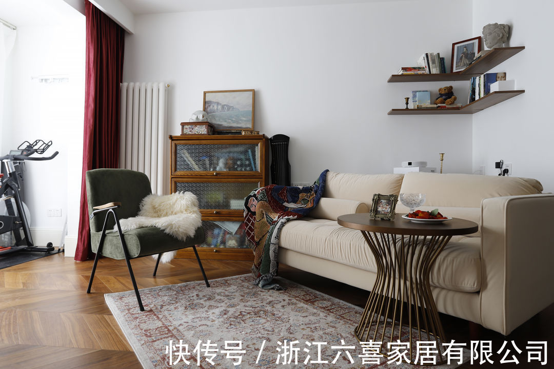 北欧|77平现代北欧法式一室住宅公寓,童话游园会不打烊~