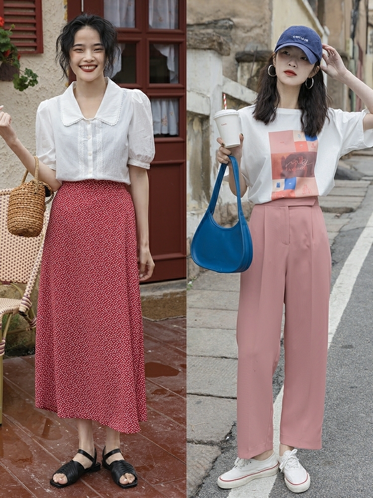 夏季|夏季穿搭有讲究,这些清爽干净的穿搭值得借鉴,温柔减龄又有气质