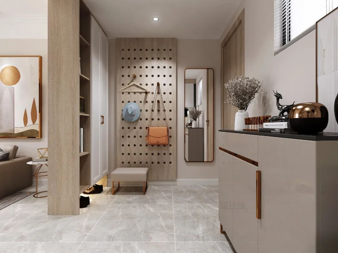 无处安放|开门就是大厅的户型,鞋柜如何摆放?客厅的私密性如何保障?