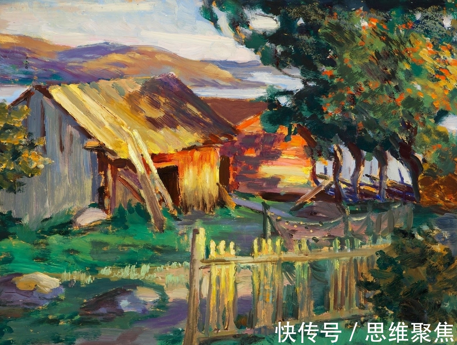 桑特里#笔意未尽的挥洒，印象派画家桑特里的绘画作品