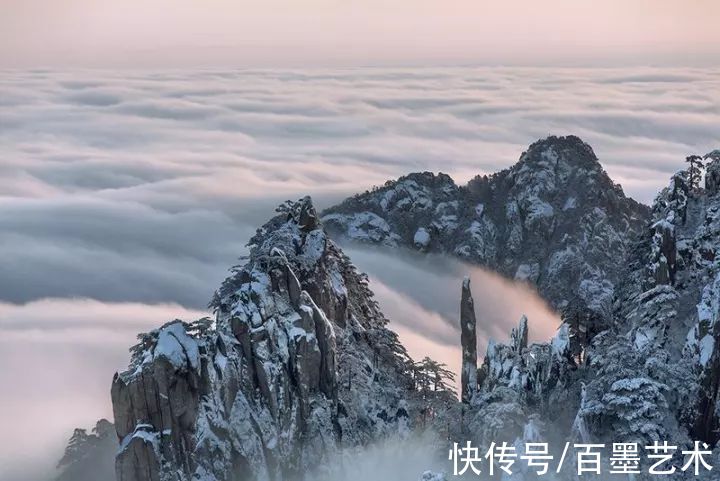 黄山风景区|央视航拍雪后的黄山，犹如仙境，美轮美奂