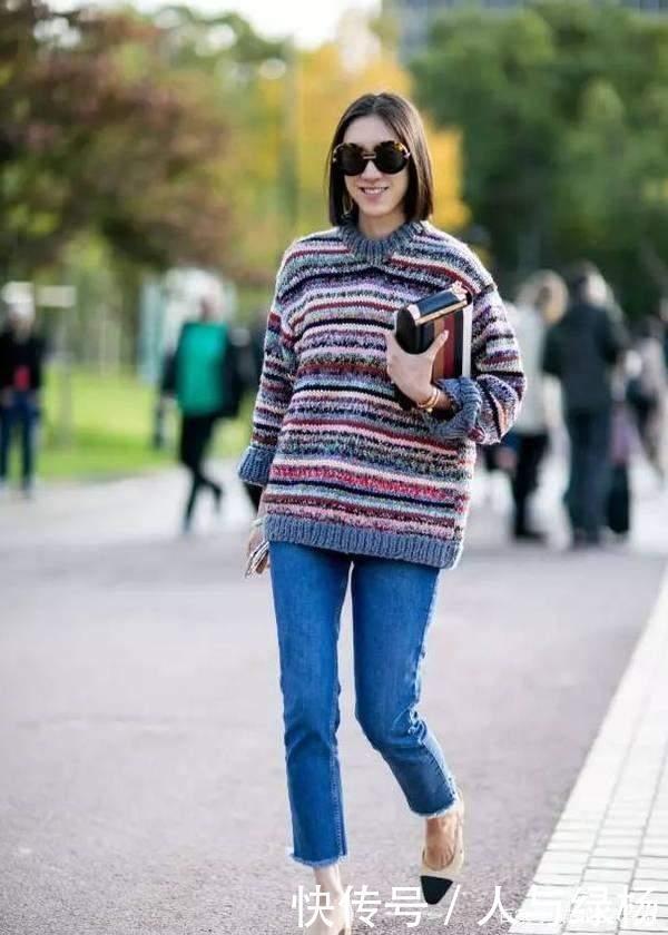 毛衣也能撑起秋冬一片天，应对5种身材，穿毛衣也美的更时髦
