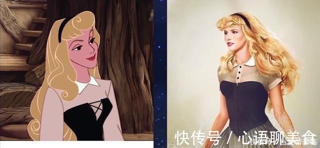 真实版|迪士尼公主动画 VS 现实,爱莎气质脱俗!乐佩真的爱了!