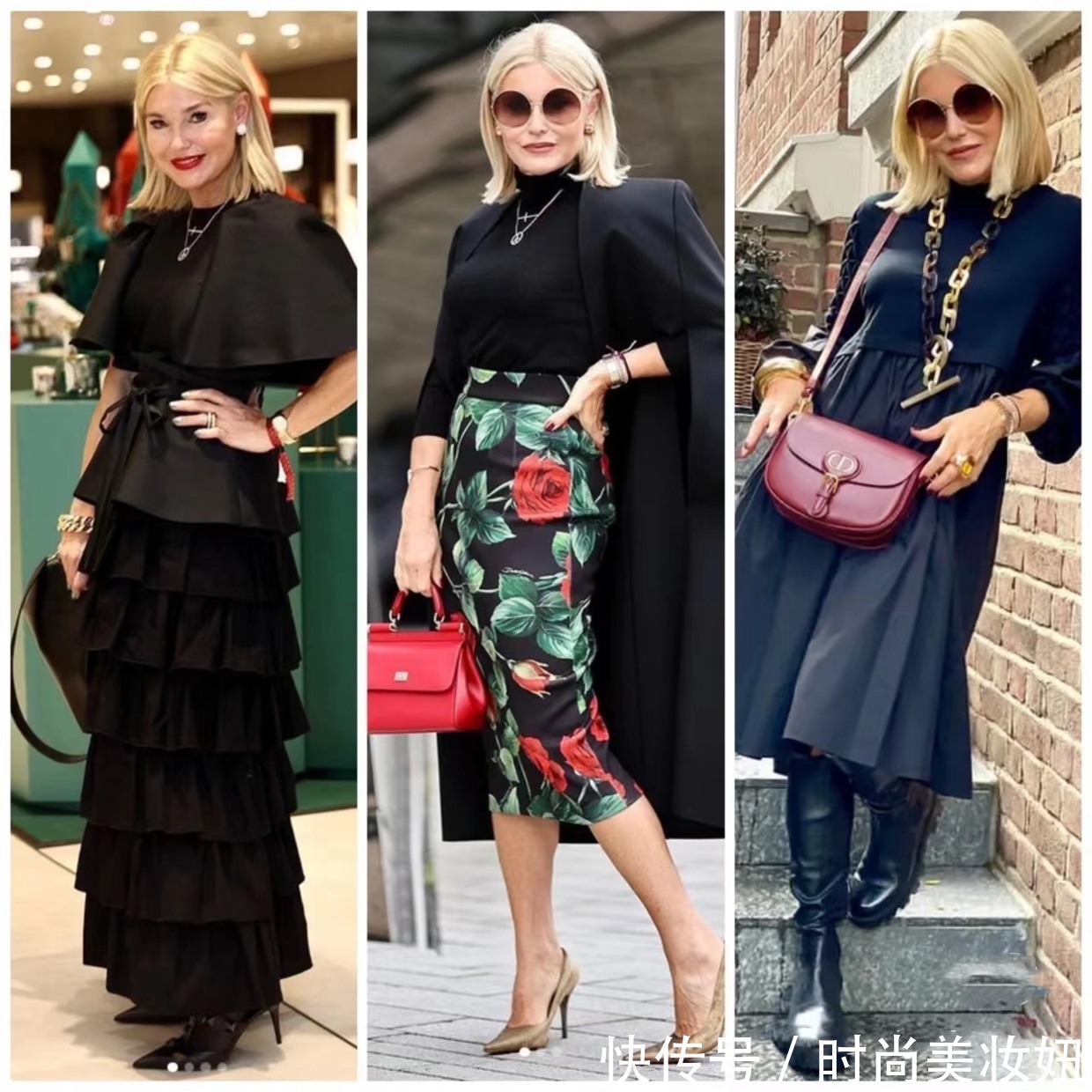 奶奶们 这是我见过最会穿的“奶奶”,可时髦、可优雅,靠穿搭年轻10岁