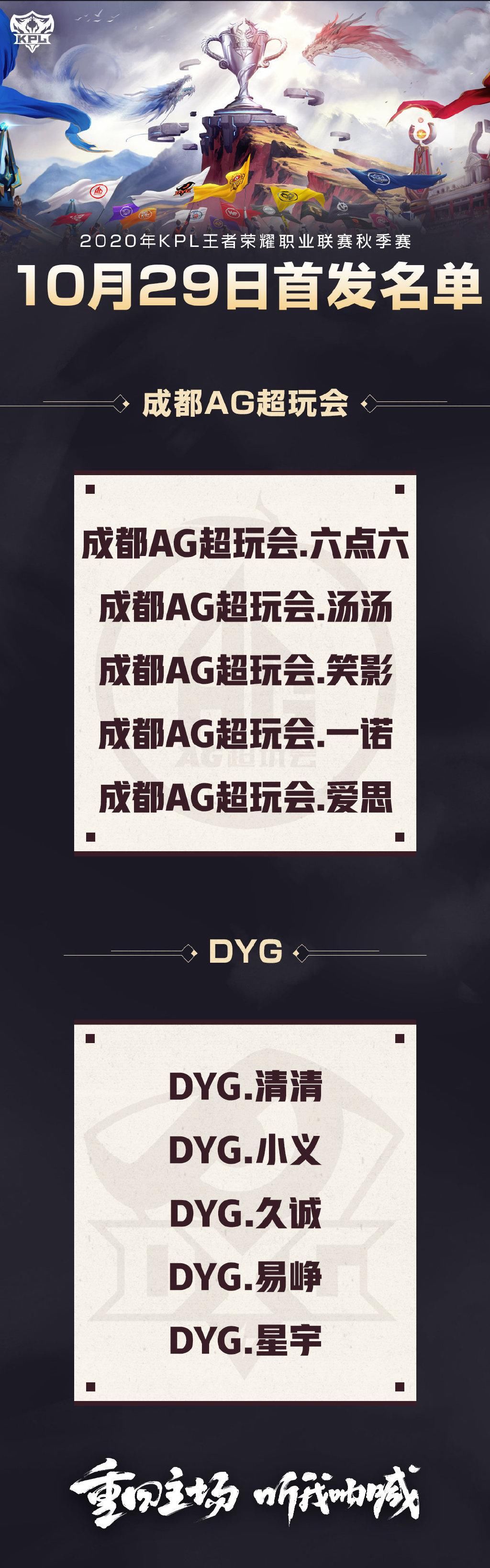 突围|QG首发全员轮换或有奇效，AG超玩会与DYG世纪之争，谁能突围？