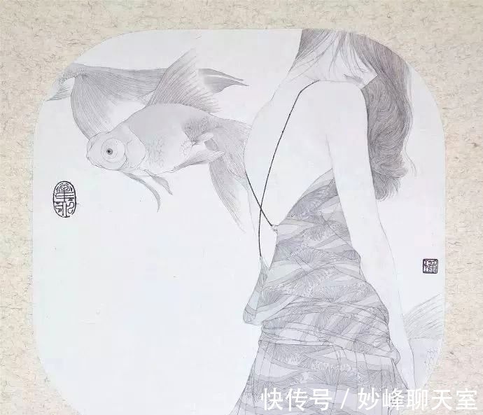 专家$美女博士画人体,以自己为模特,技法大胆创新,专家:放大看好妙