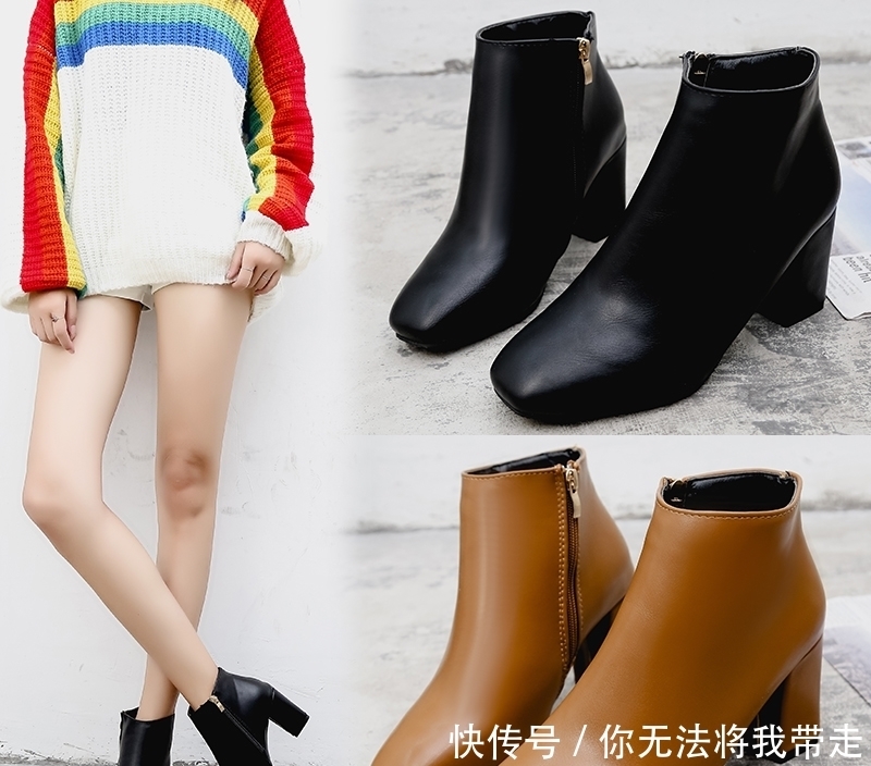 短靴女鞋|大年初一,小红穿这“欧式”高跟鞋,袅袅婷婷,一下子就把我迷倒