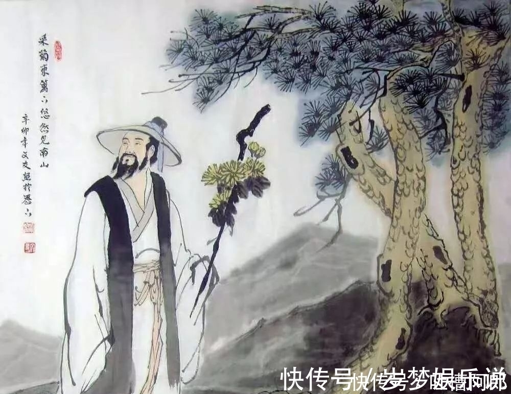 山气日夕佳|陶渊明的一首诗,诗中无酒句句让人醉,写出了人最舒服的状态