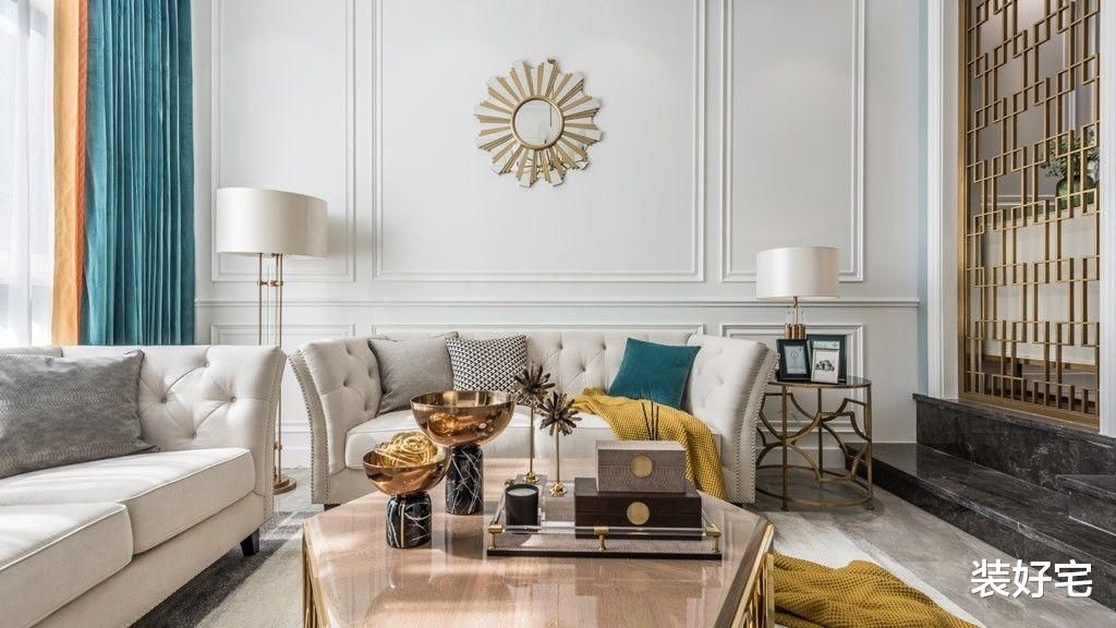 王文琦|256平的别墅装修，家具简洁款式新颖，恰到好处的精致很完美