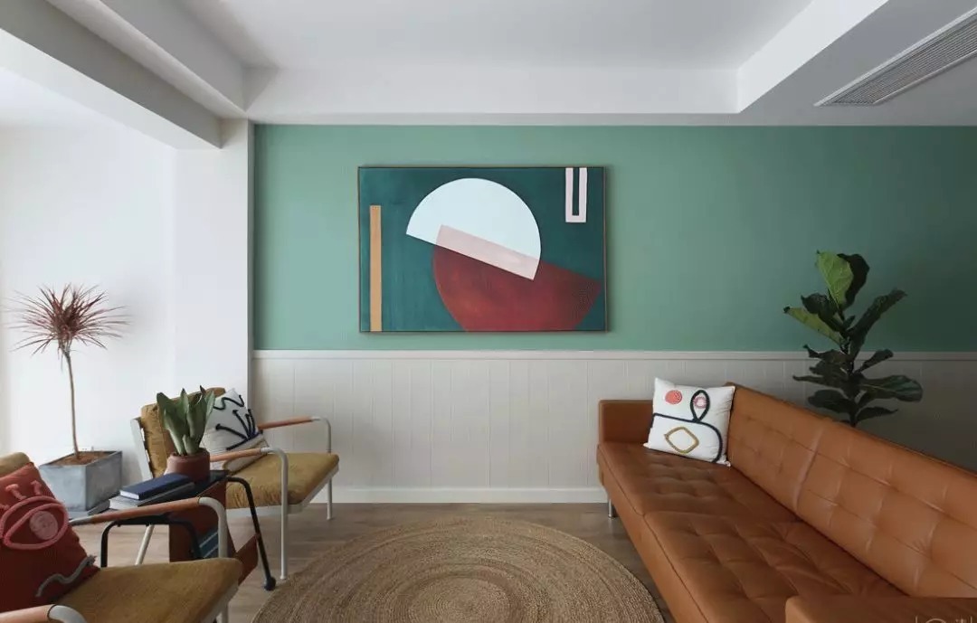 柜子|109㎡现代欧式混搭风,清新时尚又轻奢,小复古