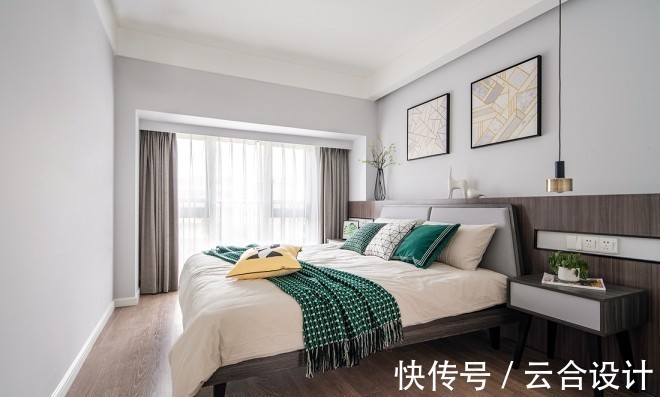 浅灰色|云合设计——90㎡的现代北欧风,看完上头,我爱了!