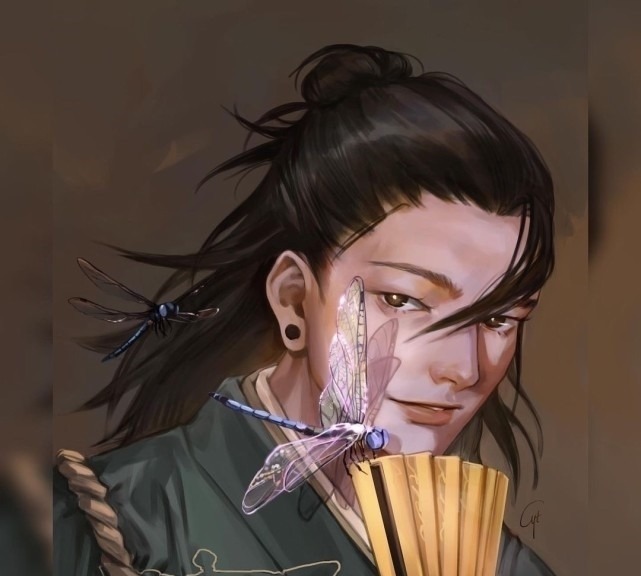 狗卷棘|咒术回战:画师将人物绘制得很细腻,只是野蔷薇的鼻子有点出戏