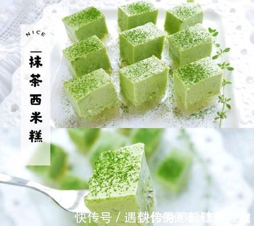 抹茶粉|抹茶西米糕，巨好吃Q弹清凉的神仙甜品！免蒸免烤一次就能成功