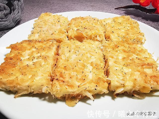 虾皮|一块豆腐,一把虾皮,就能做出饭店的招牌菜,外酥里嫩,真馋人