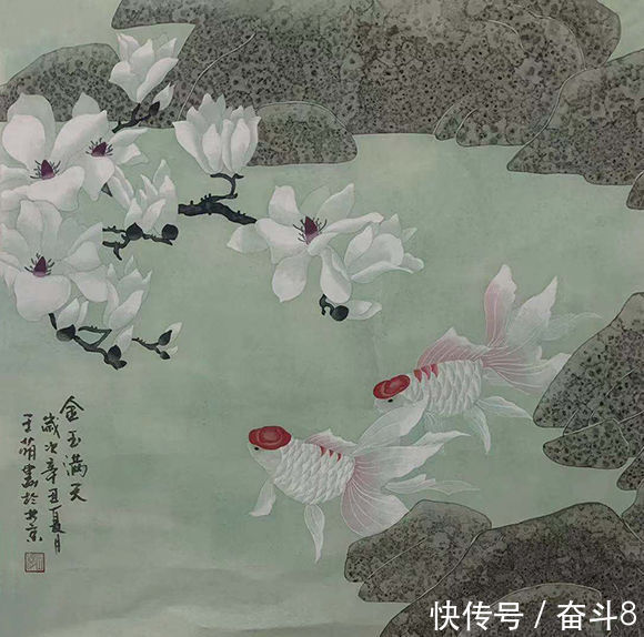 书法艺术$画家王萌 笔墨传神 兰心蕙质