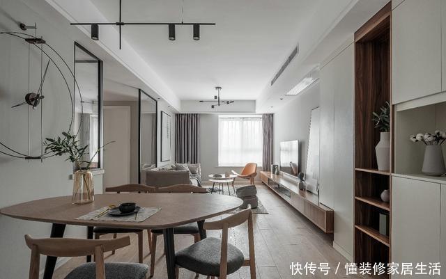 装饰画|再买房,一定要学他家“化繁为简”,70平的房子美得很高级晒晒