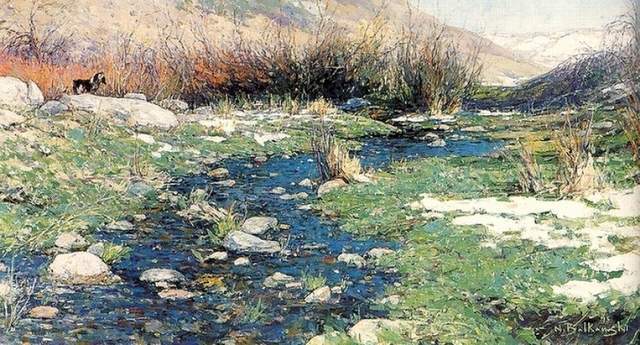 ni@保加利亚画家nikolo.balkanski油画风景、人物经典作品