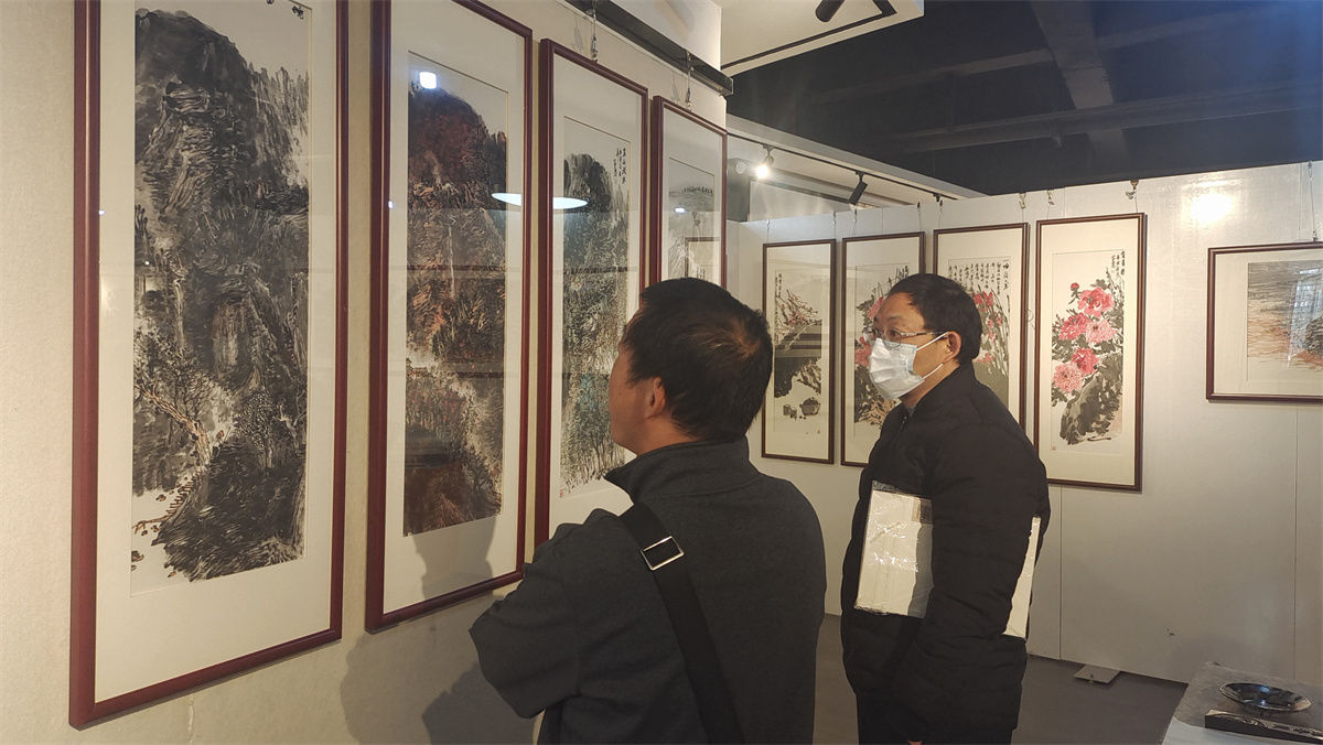 彭富庆$知名画家彭富庆《问道山水》画展吉安开展