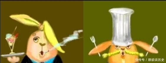 毒钩|兔兔版海贼王，兔老大鹰眼成精了，看到兔老沙的毒钩：还原度极高