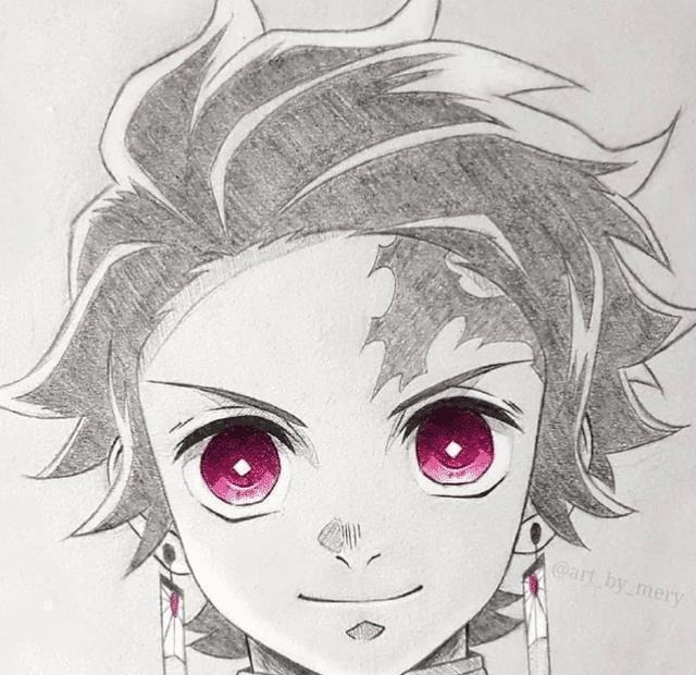 鬼灭之刃@只涂眼睛就能把角色画活,五条悟和夜斗惊艳众人,这才是神级绘画