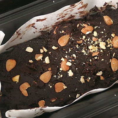 杏仁咖啡布朗尼