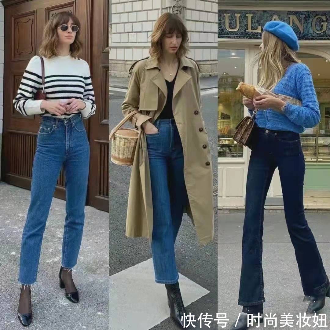 大衣 “牛仔裤”才是万能搭配神器,怎么搭都洋气减龄,经典不过时