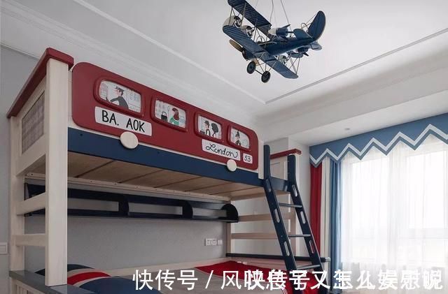 四居|153平轻奢浪漫美式四居,过道处设计了一排柜子,美观实用又大气