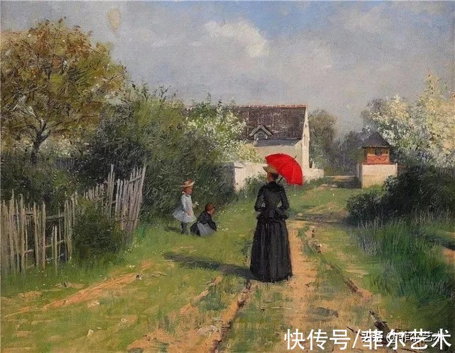 丹尼尔$芬兰第一代女性艺术家之一,艾琳·丹尼尔森的油画作品欣赏