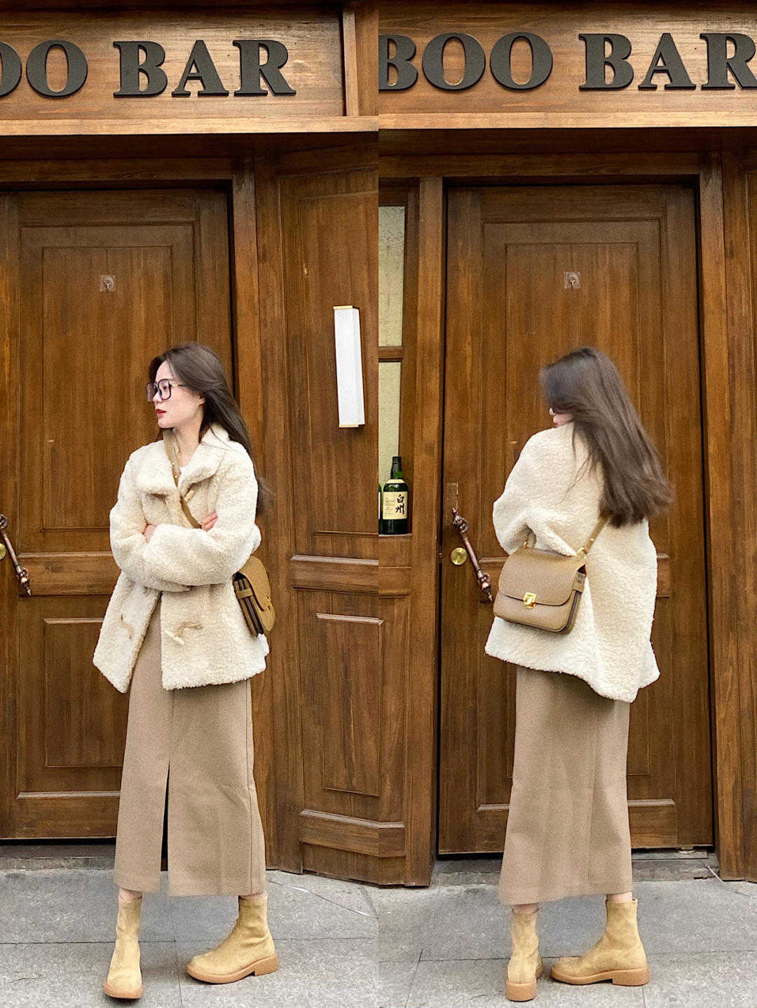 冬天 比大衣暖和,比羽绒服时尚,冬天的羊羔毛外套比想象更漂亮