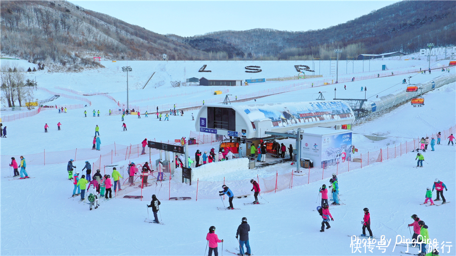 滑雪者|吉林松花湖云端之上滑雪，随意驰骋，似隐似现恍若仙境一般