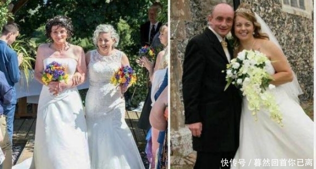 他们结婚20年后重拍婚纱，不同的是这次只有“新娘”