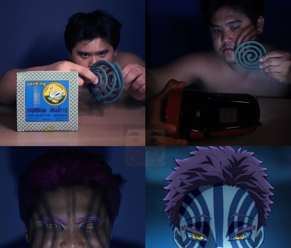 小哥|当泰国小哥盯上鬼灭之刃，炭治郎、大哥被玩坏！祢豆子看了想动手