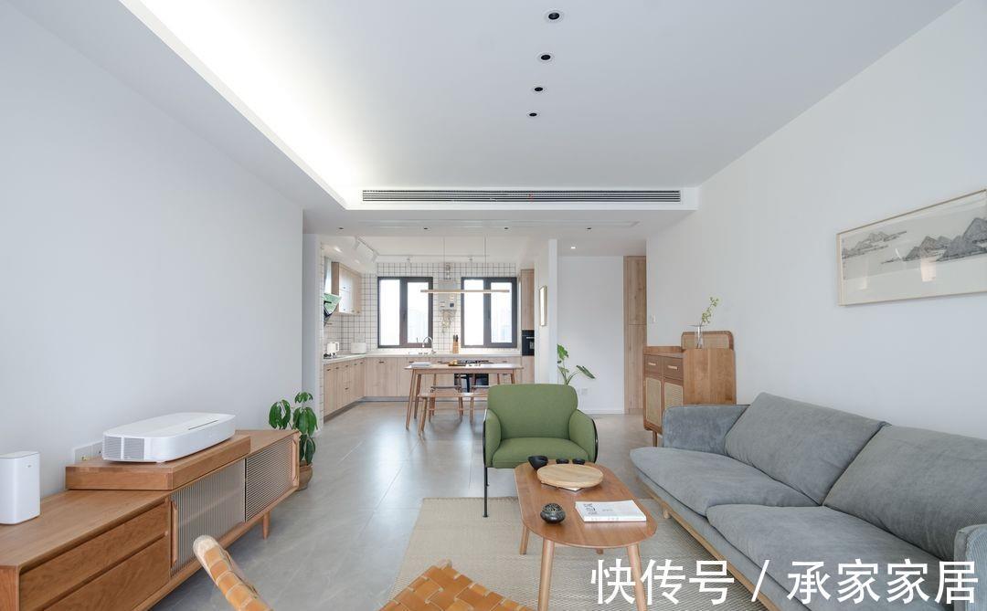 婚房|105平现代风婚房,清静淡雅温馨舒适,不到5个月就全部完工