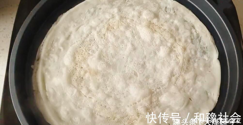 最简单快速早餐饼，1碗面，3个鸡蛋，不揉面不擀面，15分钟就出锅