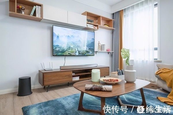 横厅式|看了他的127㎡新家,才懂“横厅式”布局为何受欢迎,让人羡慕