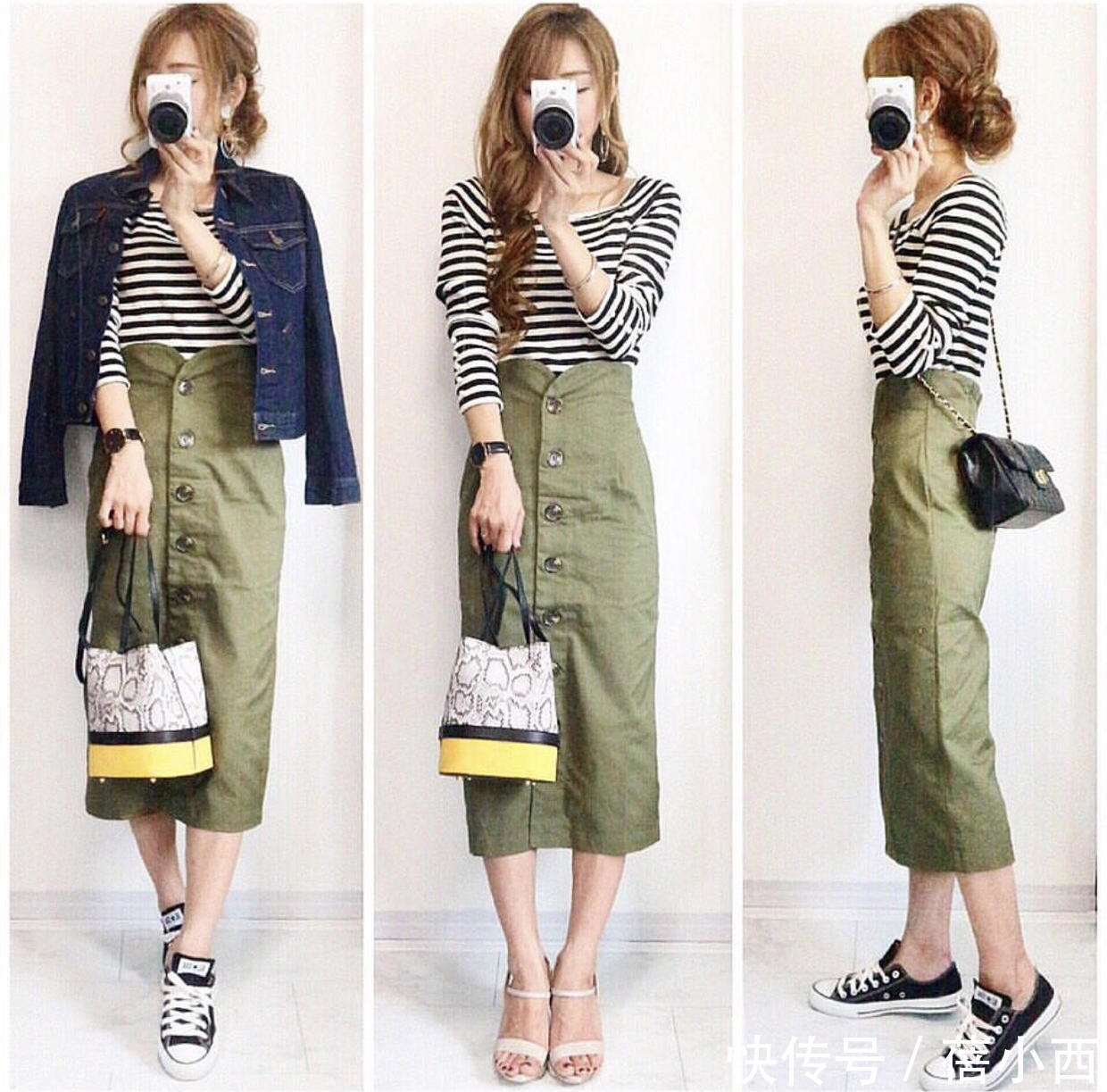 穿搭|90后00后女生不要瞎打扮,试试日本博主这些穿搭,时髦洋气美美哒