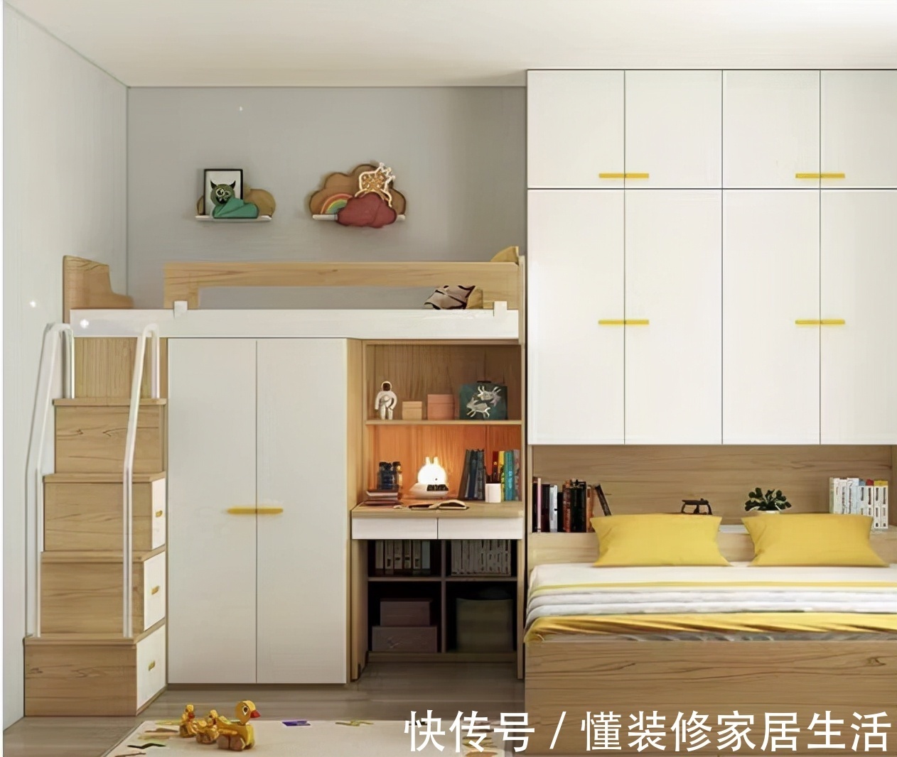 小户型|再见了传统榻榻米,这才叫小户型多功能儿童房,爸妈看了想照搬