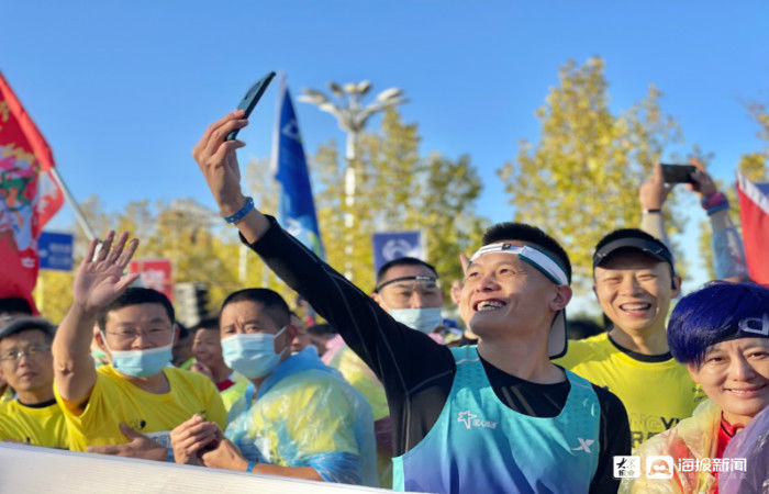 马拉松|组图｜2021黄河口（东营）马拉松赛前精彩瞬间！