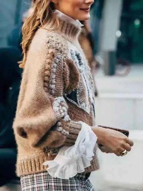 高领怎么穿才不土？30张图告诉你秋冬搭配绝招！这样穿才能保暖又时髦！