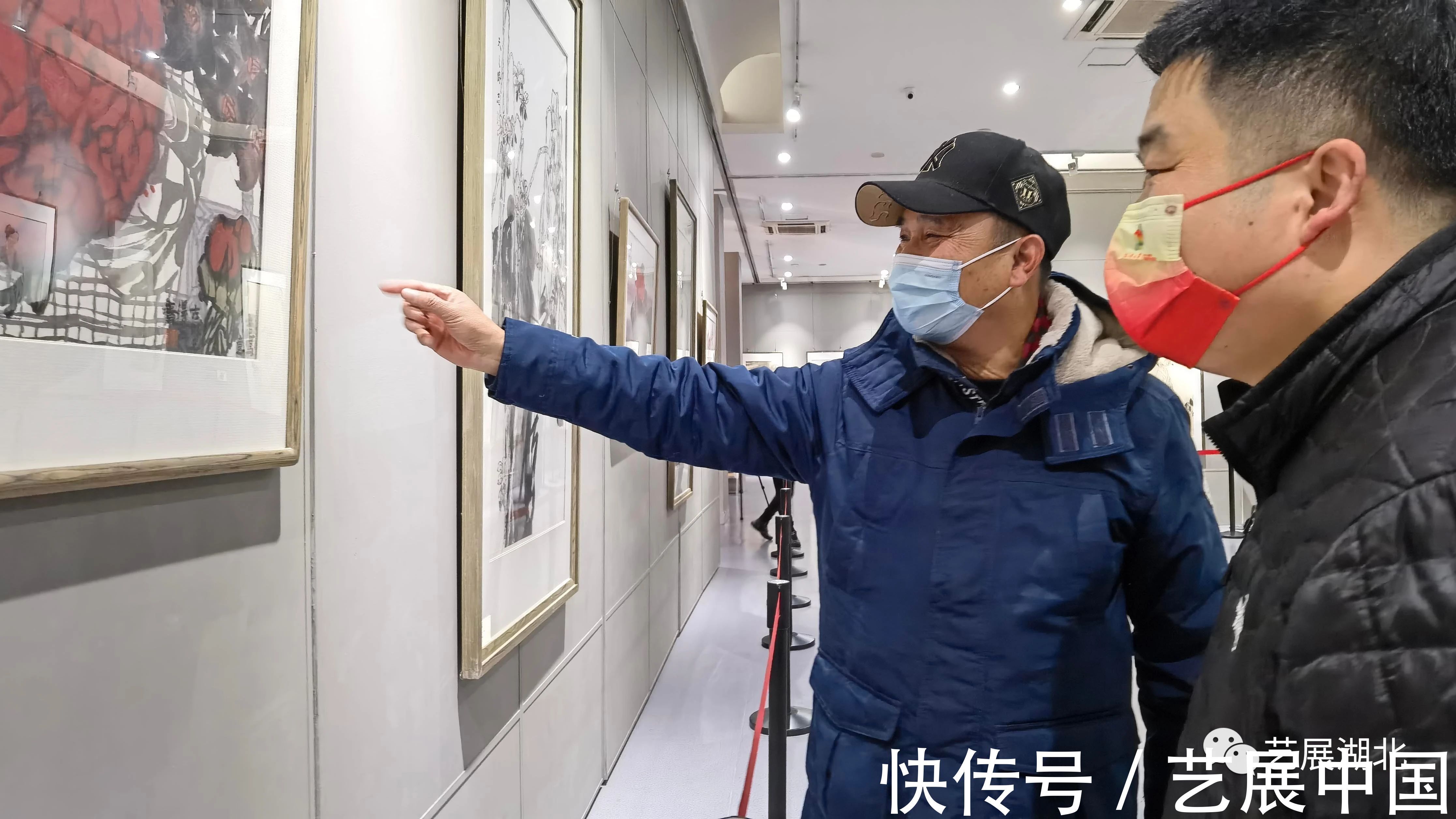 谈士屺@“墨彩凝晖”黄鹤楼 南楼画社系列展览之谈士屺中国画作品展开幕