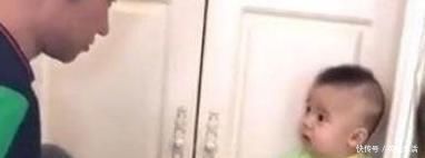 萌娃|又一萌娃火了，儿子霸占妈妈，老爸吃错，网友：两个男人的斗争！