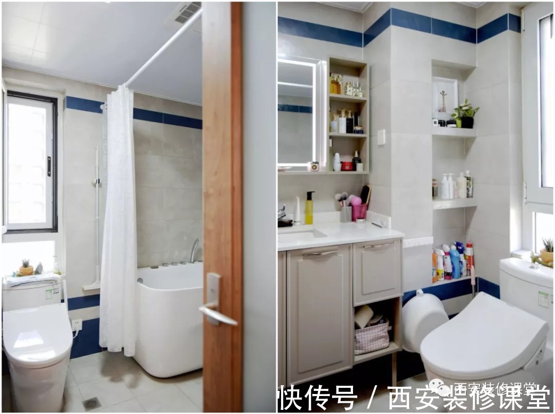 水吧台|85㎡两室新家,打造日式婚房