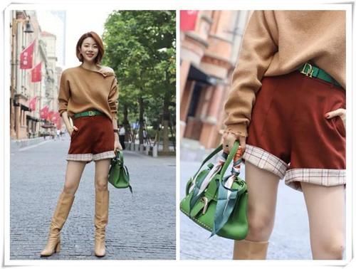 中年 大地色不止属于秋冬,开春也能穿,气质上很优雅