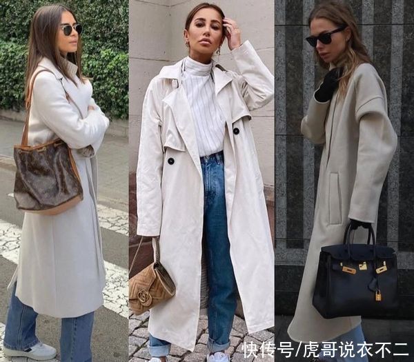 初春首件单品一定是风衣，穿对随性又优雅，看潮人出街就知道了