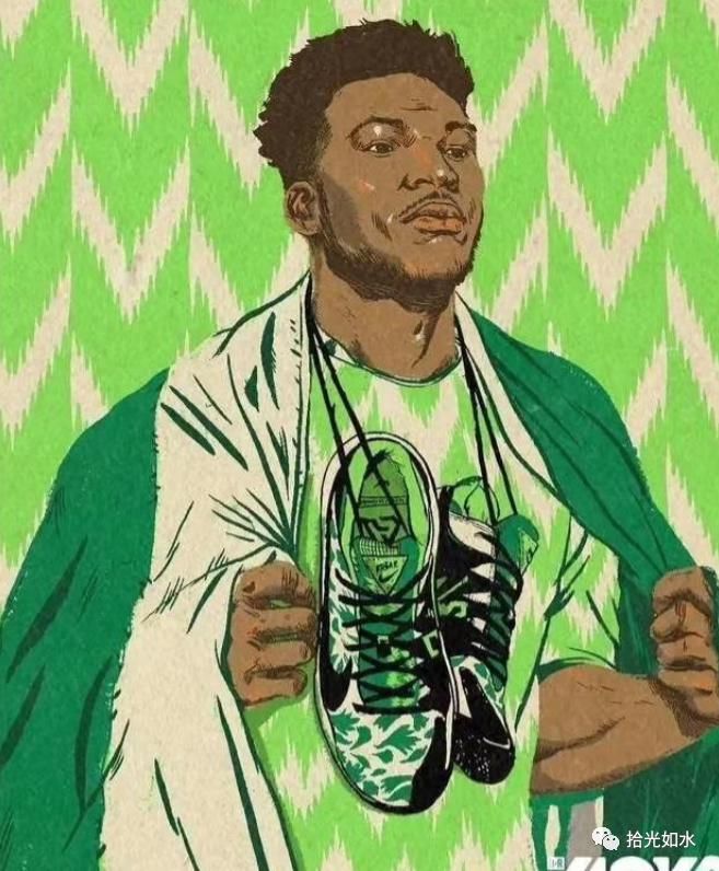 字母哥2代“Naijia”白绿配色 篮球鞋