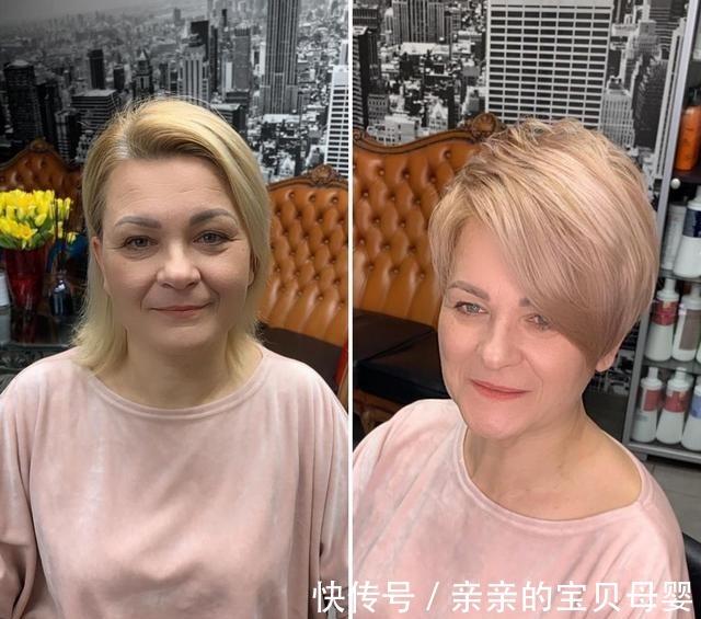 齐肩 换发型就像换脸,中年大姐也能大不同,你看美不美