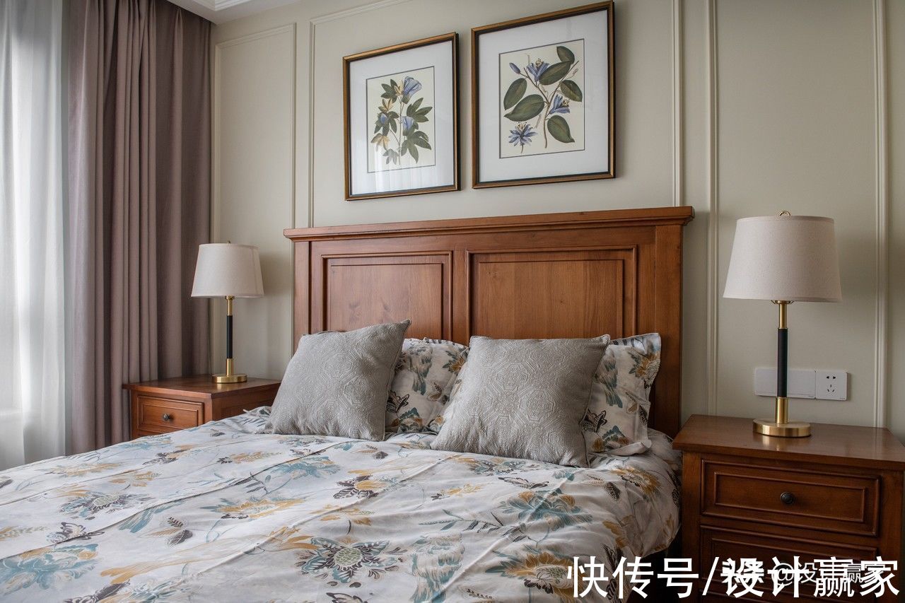 美式|120㎡原木自然风，经典美式贯穿其中，精致优雅大气