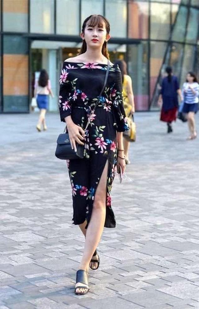 高跟鞋|街拍丨美女与高跟鞋搭配起来